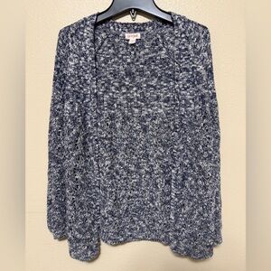 Cat & Jack Navy Blue and White Cardigan